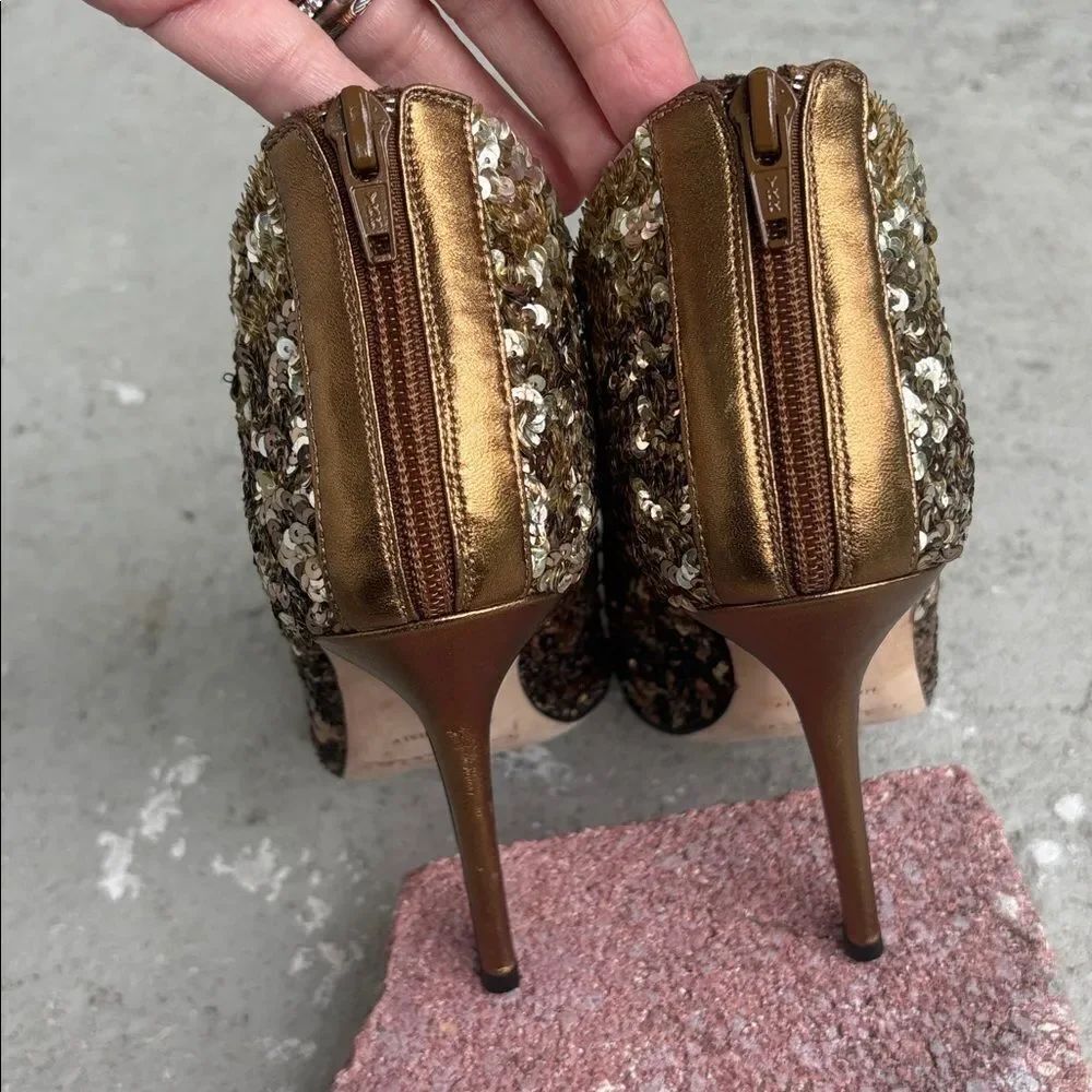 OSCAR de la Renta sequin booties - Picture 7 of 9